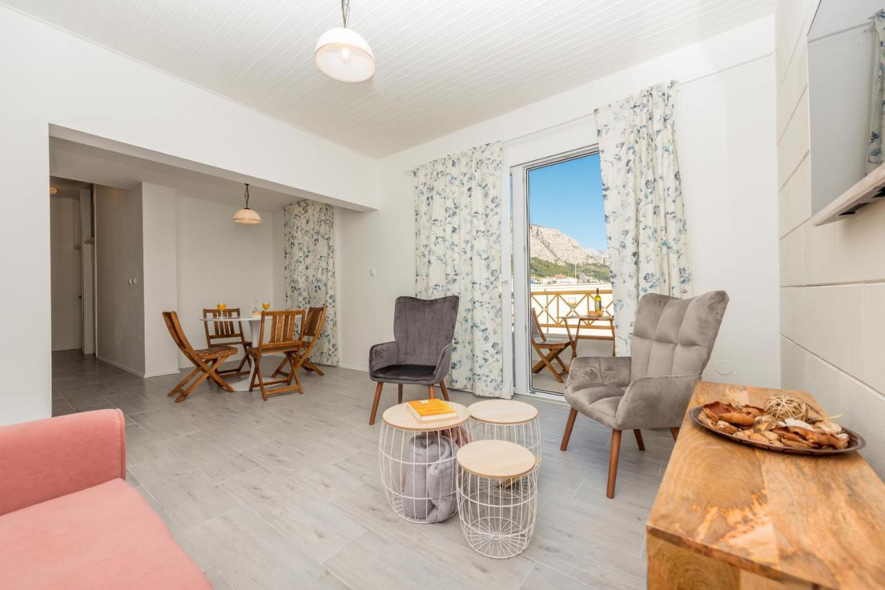 Vista Mare Apartment - 3 Bedroom, Sea View มาคาร์สกา ภายนอก รูปภาพ
